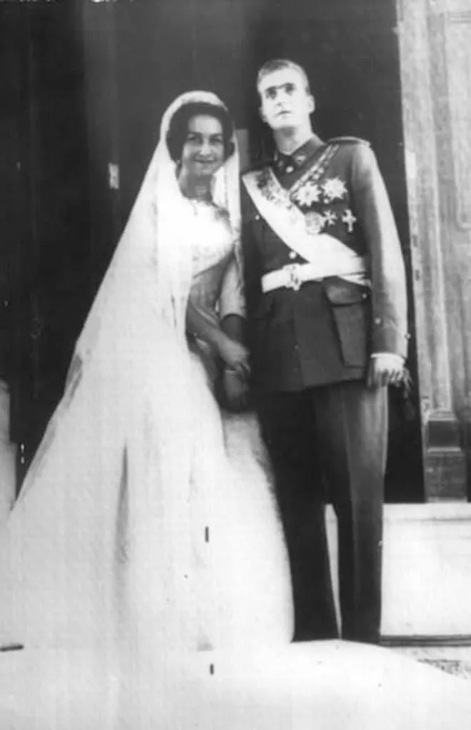 Свадьба принца Астурийского Хуана Карлоса и принцессы греческой и датской Софии 14 мая 1962 года