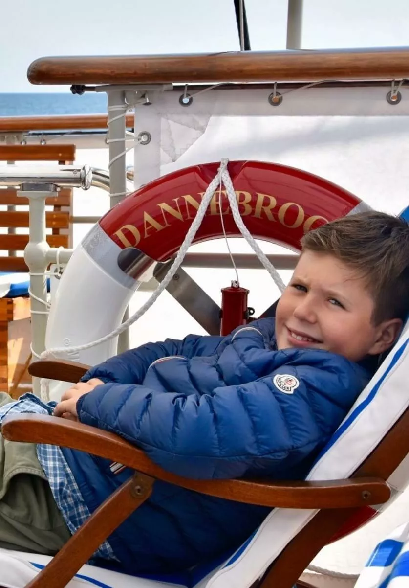 Принц Кристиан с ранних лет привык кататься на королевской яхте