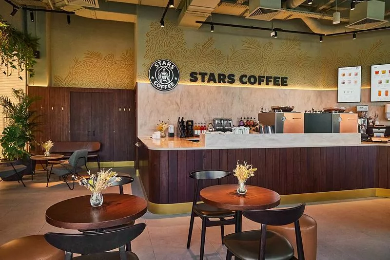 Первая точка – Stars Coffee на Новом Арбате